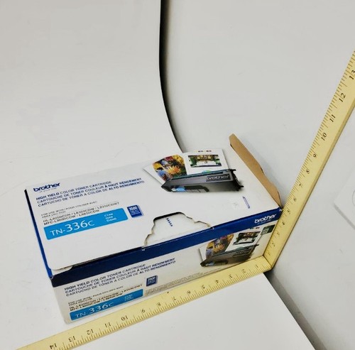 BROTHER TN336C Cyan Toner Cartridge Genuine OEM MFC HL TN336 High Yield 3500Page - 第 3/3 張圖片