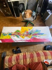 🎨 Tableau abstrait neuf – 50 × 150 cm – Acrylique sur toile 🎨