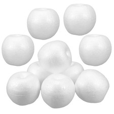 10pcs White Foam Blank Models Diy Artificial Fruit Props For Photography