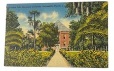 University of Florida Science Hall ~ Gainesville FL ~ Vintage Linen Postcard