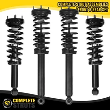 Front & Rear Complete Struts & Spring Assemblies for 2000-2002 Jaguar S-Type