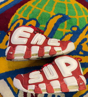 Nike Supreme x Air More Uptempo SupTempo Red - Size 9.5 - Read Description