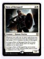 Hero of Bretagard 4 Commander: Kaldheim R MTG LP
