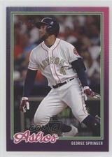 2018 Topps On Demand 1978 Tribute Purple 61/75 George Springer #18A 0hk3