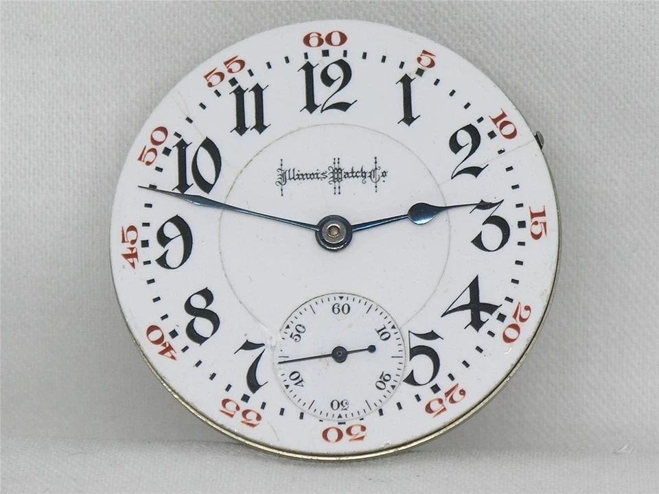 18S ILLINOIS BUNN SPECIAL RAILROAD 21 JEWEL TUTONE NICKEL POCKET WATCH, RUNNING! - Image 2 of 4