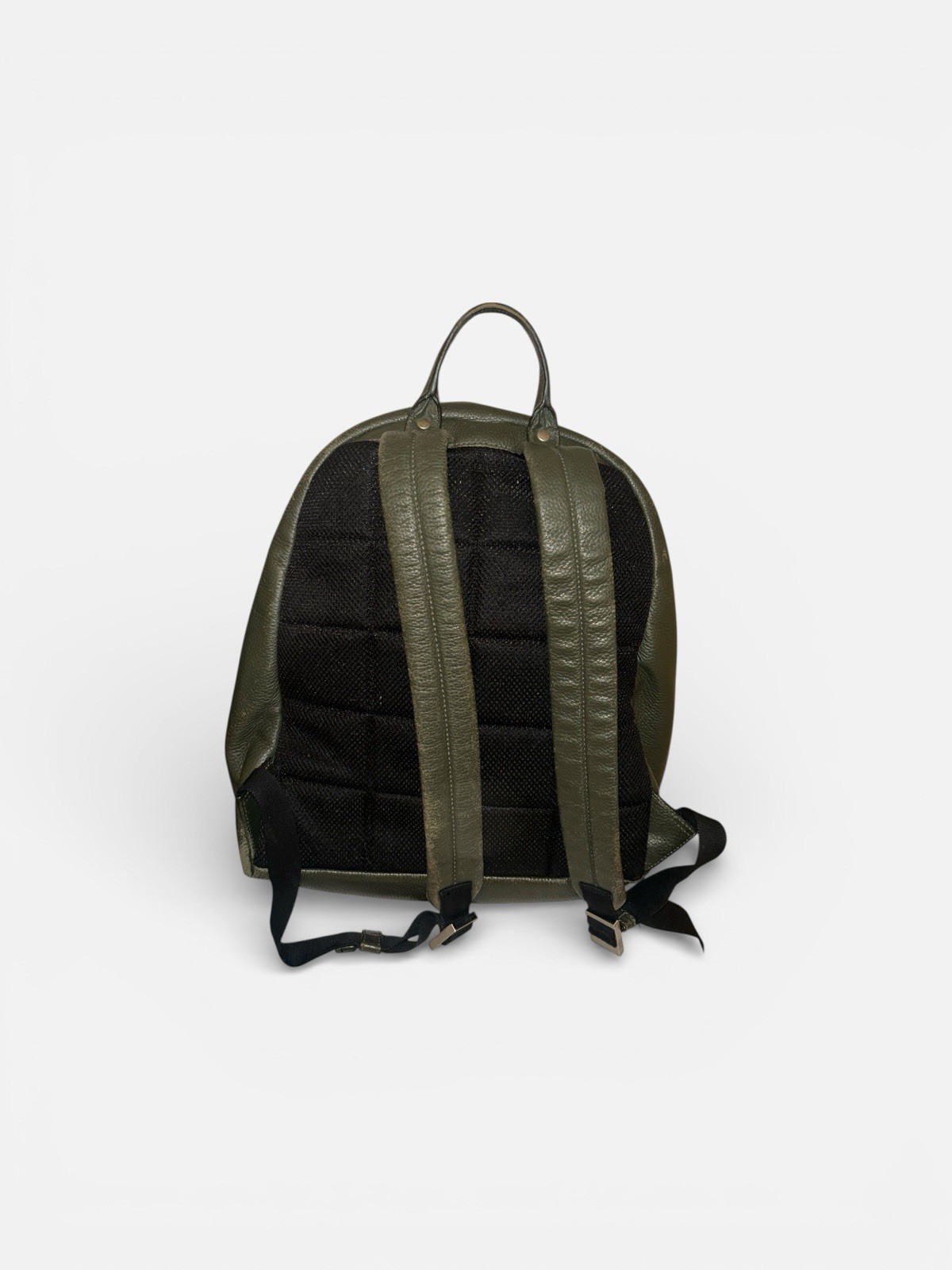 Jack Spade Leather Backpack Multiple Compartments… - image 2