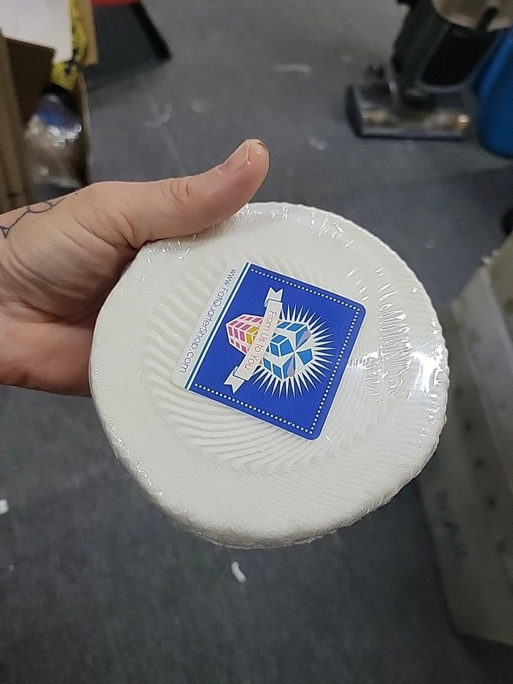 Riley Blake Cotton Jelly Roll Up - Riley White Solid -  40 2.5" strips - Image 4 of 4