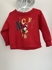 Vintage Disney Mickey Mouse Sweatshirt Size 3T Made in USA