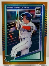 2025 Panini Donruss James Triantos #171 Rated Prospects Optic Orange /199 Cubs