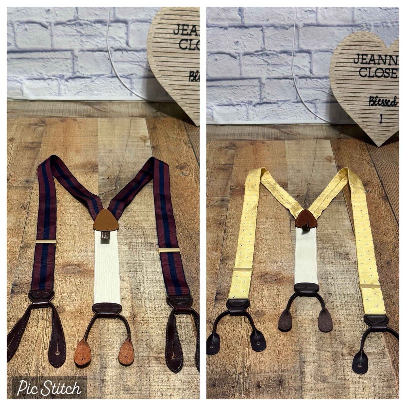 Trafalgar 2 Pair Bundle Adjustable Suspenders - image 1