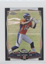 2014 Topps Chrome Mini Black Refractor 3/15 Cody Latimer #211 a8x