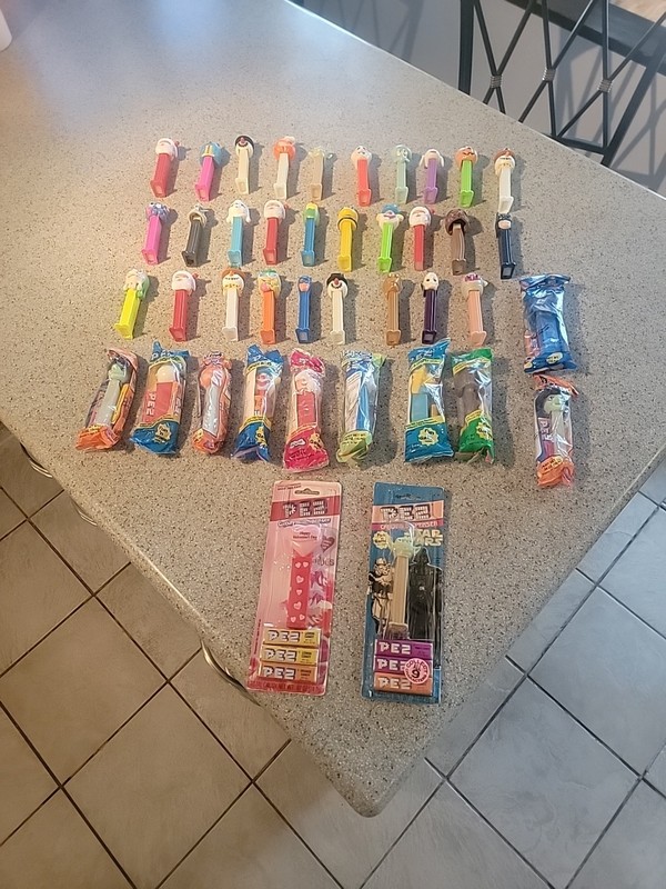 Vintage PEZ Dispensers Lot Rare Lot Of 40 + 1