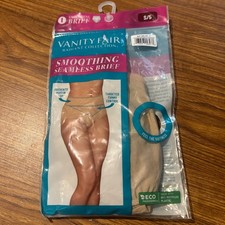 Vanity Fair Radiant Collection Smoothing Seamless Brief Womens Size Small/5 Tan