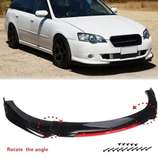 Car Front Bumper Chin Lip Spoiler Splitter Body Kit For Subaru Legacy Sedan