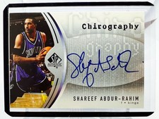 Precious Player Auto 06 Upper Deck SP Shareef Abdur Rahim NBA Signed Panini Bask