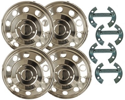 4 Felgenkappen 16'' passend für Ford Transit Fendt K400 Radabdeckungen Satz Niro