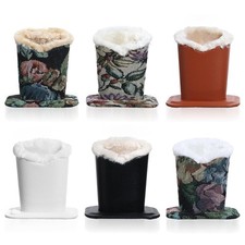 6 Pack Eyeglass Holder Stand, Glasses PU Holder with Plush Lined Interior for...