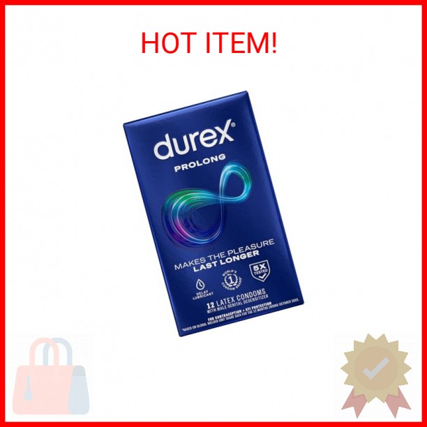 Durex Condom Prolong Natural Latex Condoms, 12 Count - Ultra Fine, Ribbed  and Do 302340971386| eBay
