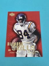 2000 Upper Deck Black Diamond Diamond Skills #DS6 Randy Moss FOOTBALL Card 7H