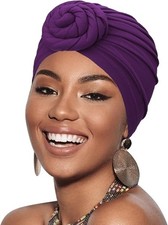 African Women Turban Caps Pre-Tied Twisted Turbans