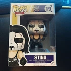 Funko Pop! WWE Sting #19 Vinyl Figure Vaulted Rare ** Damaged Box**
