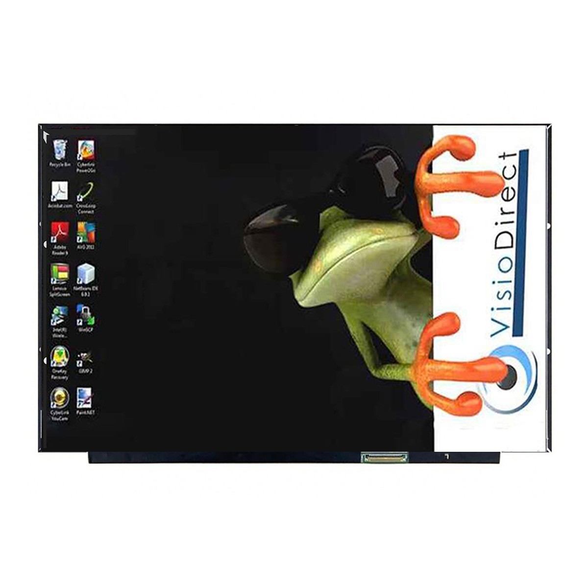 Dalle ecran 16 anti reflet pour reparer un ecran de PC portable casse 40Pin
