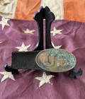 Civil War Union Soldier’s “U.S.” Belt Plate W/Leather Remnant