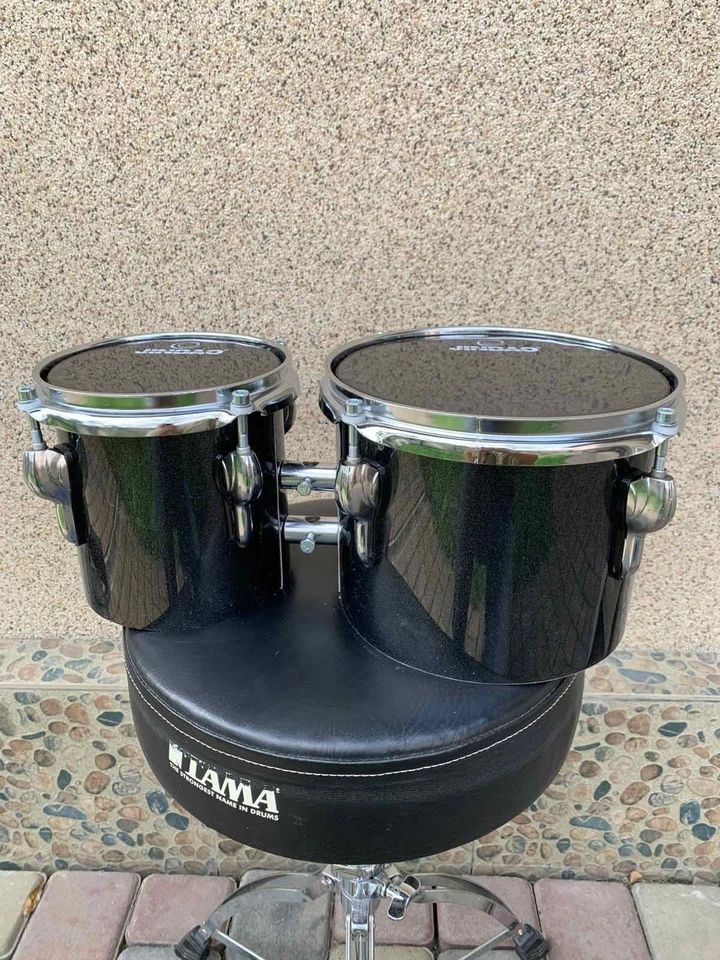 Bongos vintage Amati Kraslice Tom 6&8 cáscara de haya Foto 4 de 4