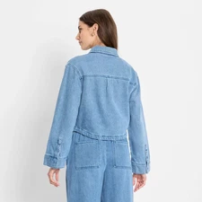 Women's Relaxed Denim Button-Down Shirt - Future Collective