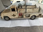 Tonka 1959 Suburban Fire Truck White Pressed Steel