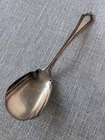 Gorham Sterling Silver Antique Sugar Spoon 6" Patented 1911. Plymouth Pattern