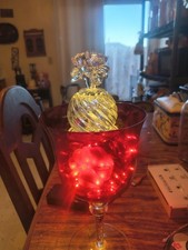 Valentine's Glass Night Light Displays