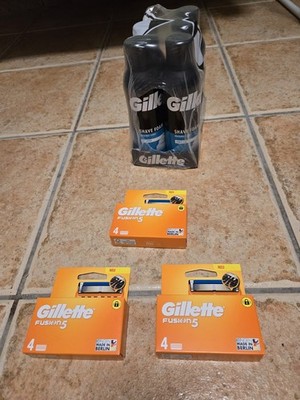 Gillette Fusion5 Ersatzklingen ( 3 x 4er Pack ) NEU, OVP (MADE IN BERLIN)+Schaum