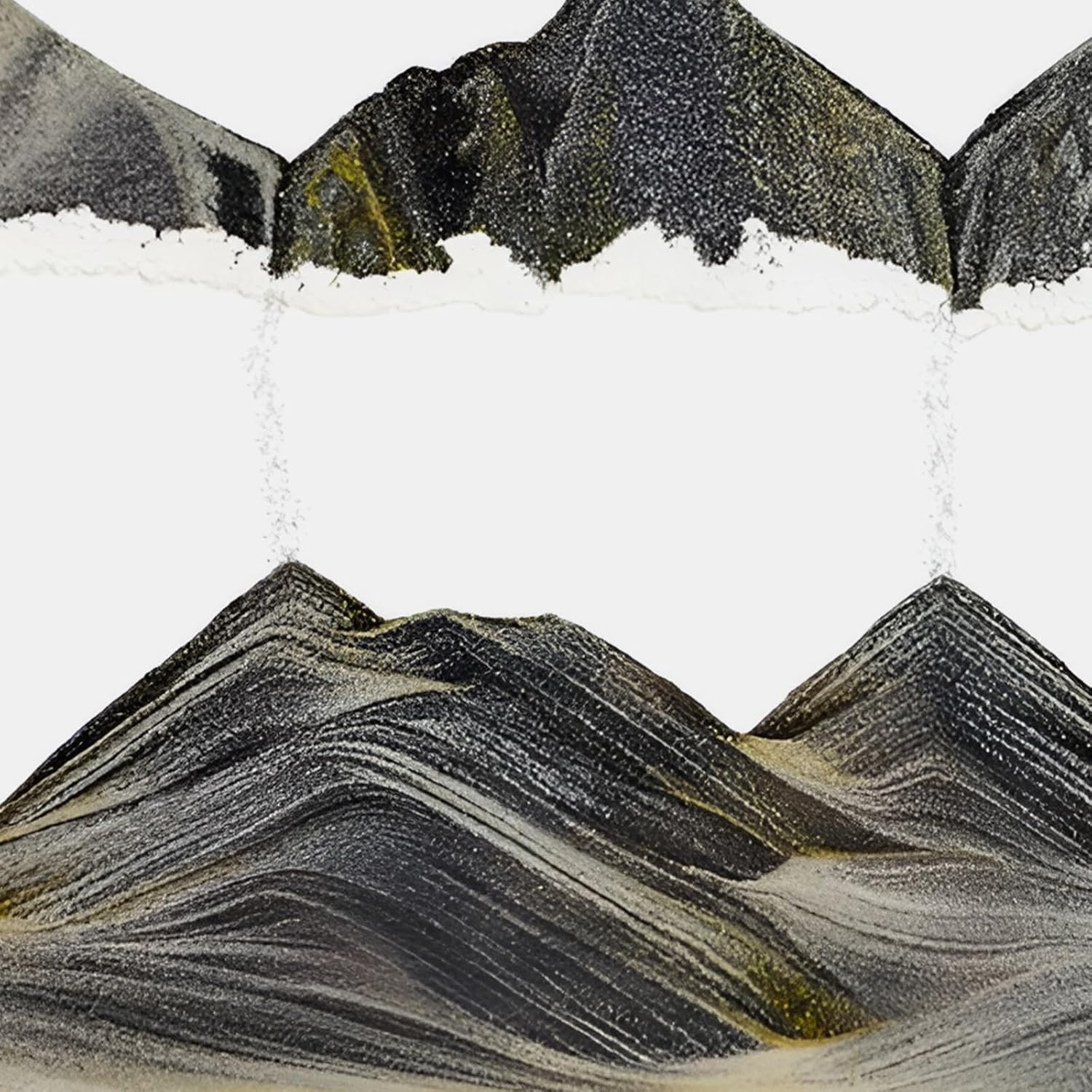 Meeitec Moving Sand Art, 3D Liquid Motion Deep Sea Sandscape Color Quicksand Dec