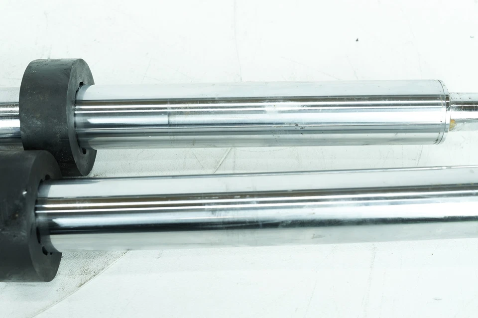 Harley Touring Road King 1999 OEM horquilla delantera izquierda y derecha patas deslizantes pelado Foto 4 de 4