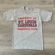 Vintage 80s St. Louis Cardinals T-Shirt Youth Large Single Stitch Made In USA
