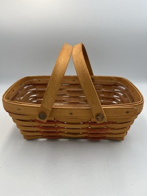 Vintage LONGABERGER 2000 Woven Memories Basket w/ Protector & Paperwork