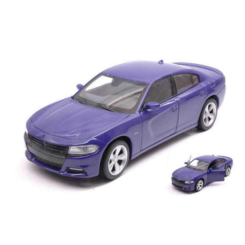 Dodge Charger R/T 2016 Purple 1:24-27 Welly Auto Stradali -D- Neues Modell-image