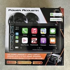 Power Acoustik WMH7-S1 Car Stereo Upgrade + 2 6.5" COMES With Two Speakers
