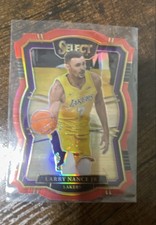 2017-18 Panini Select - Premier Level Larry Nance Jr. #112 Red Die-Cut Prizm...