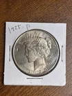 1925 US Peace Silver Dollar 90% Silver U.S. Coin Philadelphia