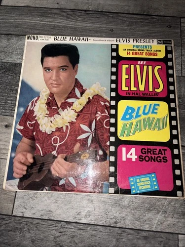 Elvis Presley - Blue Hawaii - 12” Vinyl Record LP - 1961 RCA UK 1st Run Mono