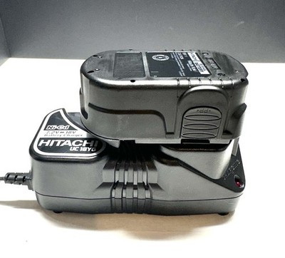 Hitachi UC 18YG 7.2-18V Volt Ni-Cd Battery Charger w/ 18V Battery Tested