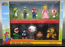 Nintendo Super Mario Friends  Foes 2.5" Mini Figures 10pk NIB