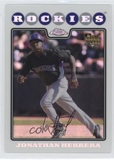 2008 Topps Update Chrome Jonathan Herrera #CHR42 12zm