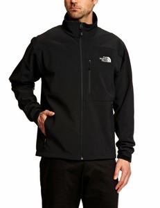 north face black softshell jacket
