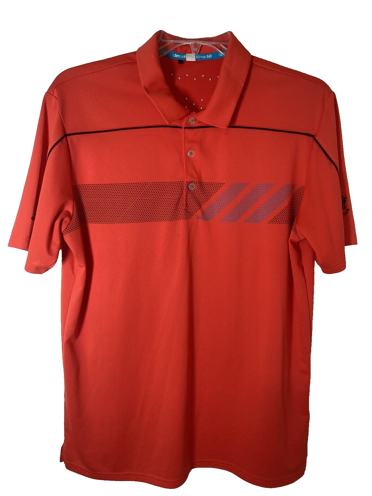 Adidas Climachill Polo Shirt Mens XL Coral Lightweight Breathable Casual Golf eBay