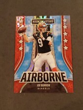 Joe Burrow 2023 Rookies & Stars Football Airborne Red Plaid Prizm #AI-7 Bengals