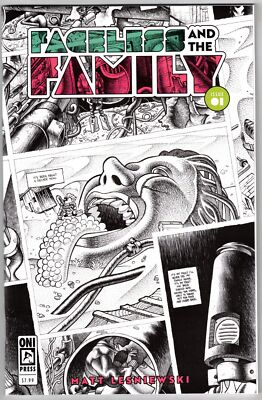 FACELESS AND THE FAMILY #1- 1:10 MATT LESNIEWSKI SKETCHBOOK VARIANT- ONI PRESS
