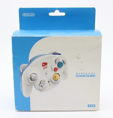 GameCube Wireless Controller Wavebird Club Nintendo White Blue Box